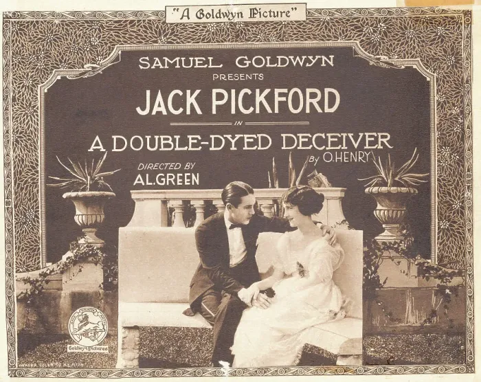 Framed Print : Poster Promoting A Double-Dyed Deceiver