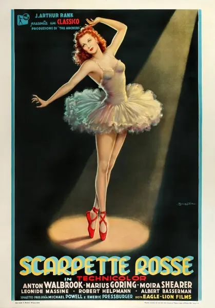 The Red Shoes 1948 Italian Release Print. Art Prints, Posters