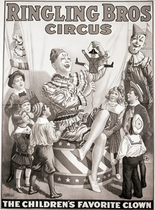 Framed Print : Poster for Ringling Bros. Circus Framed Print : Poster for Ringling Bros. Circus