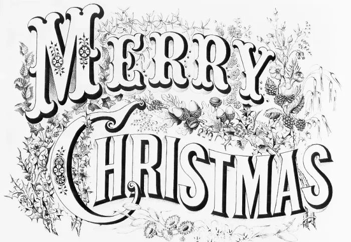 Framed Print : Poster Saying Merry Christmas Framed Print : Poster Saying Merry Christmas