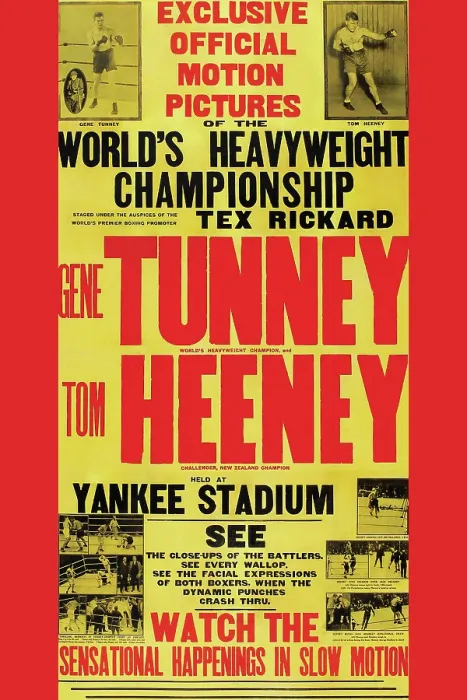 Framed Print : Poster For Tunney Vs. Heeney