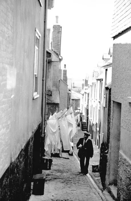 Framed Print : Postman In Street Framed Print : Postman In Street