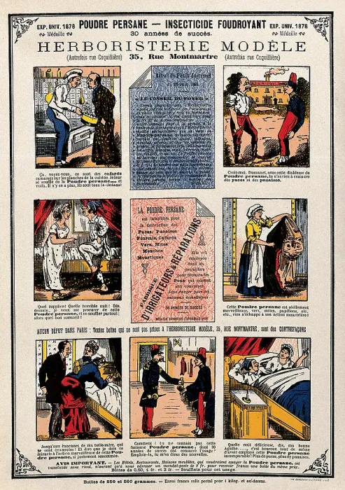 Framed Print : Poudre Persane Insecticide Framed Print : Poudre Persane Insecticide