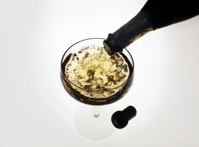 Framed Print : Pouring A Glass Of Sparkling Wine Framed Print : Pouring A Glass Of Sparkling Wine