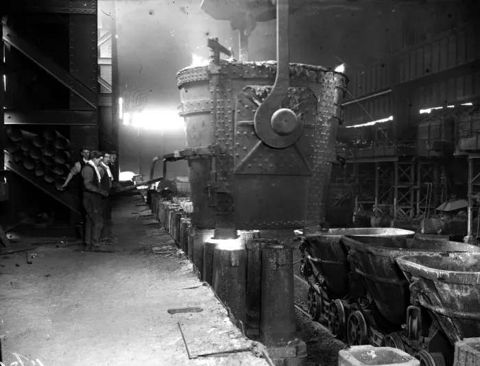 Framed Print : Pouring Molten Steel Framed Print : Pouring Molten Steel