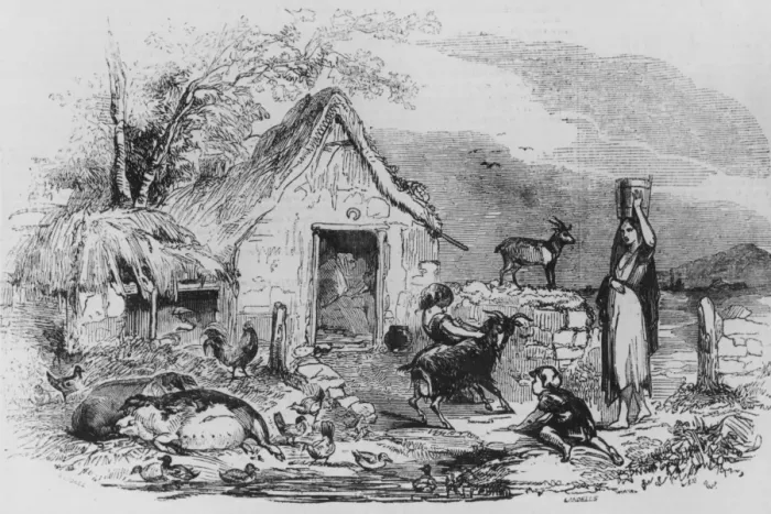 Framed Print : Poverty In Ireland Framed Print : Poverty In Ireland