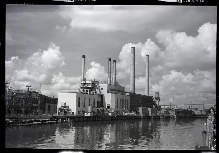 Framed Print : Power Plant on the Water Framed Print : Power Plant on the Water