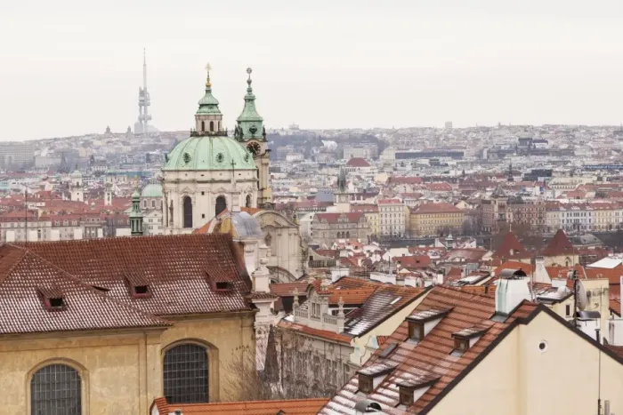 Framed Print : Prague Skyline Framed Print : Prague Skyline