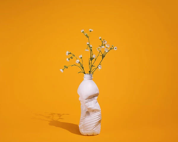 Prairie Wildflowers in a Repurposed Vase