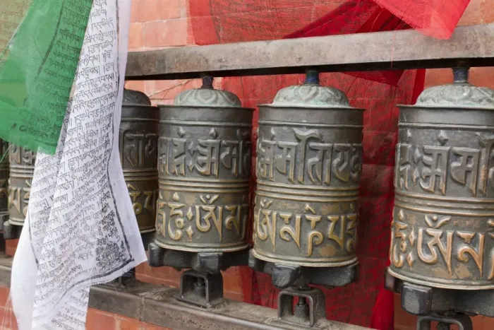 Framed Print : Prayer wheels Framed Print : Prayer wheels
