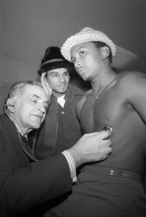 Framed Print : Pre-Fight Physical Exams