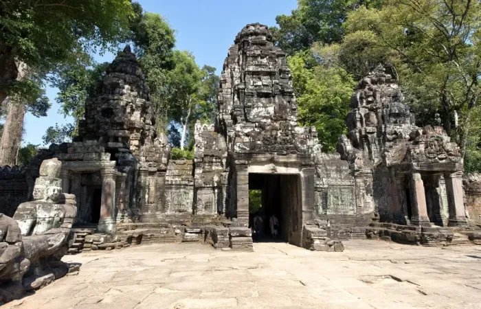 Framed Print : Preah Khan Temple Entrance, Angkor Temple Complex Framed Print : Preah Khan Temple Entrance, Angkor Temple Complex