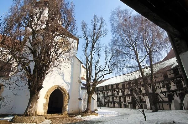 Prejmer fortified church in Transylvania