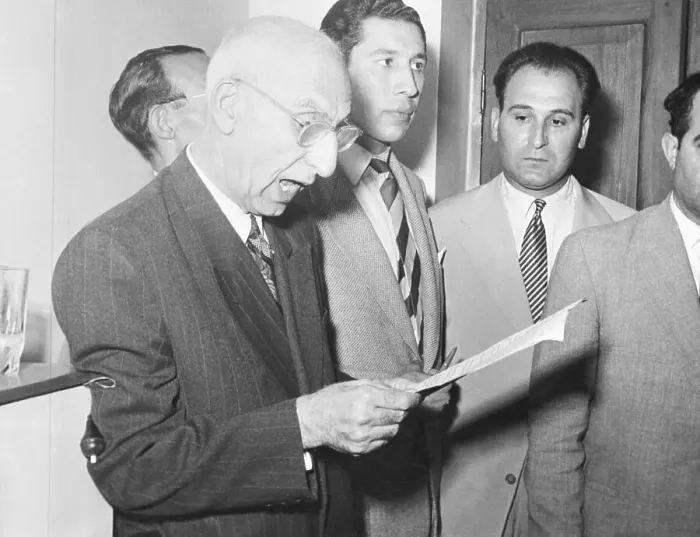 Framed Print : Premier Mohammed Mossadegh Of Iran