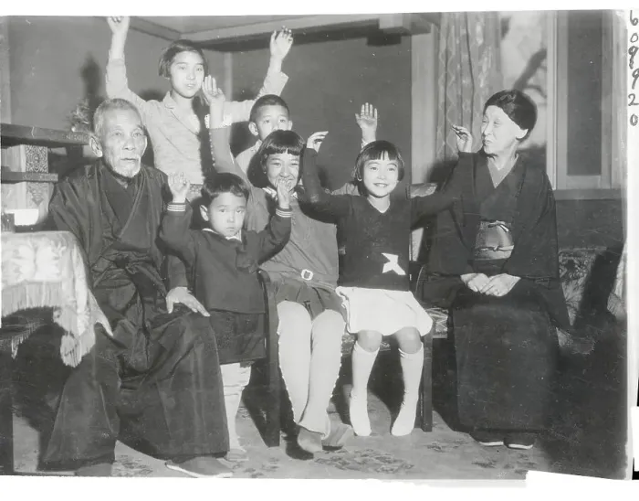 Framed Print : Premier Tsuyoshi Inukai and Family Framed Print : Premier Tsuyoshi Inukai and Family