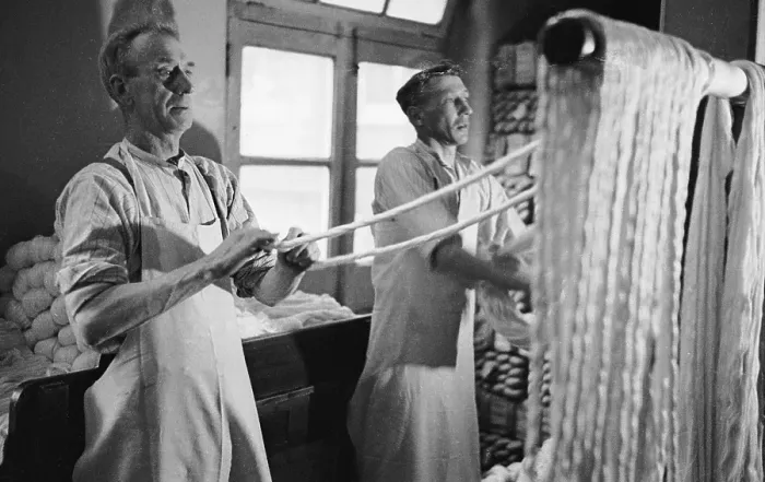 Framed Print : Preparing The Flax Framed Print : Preparing The Flax