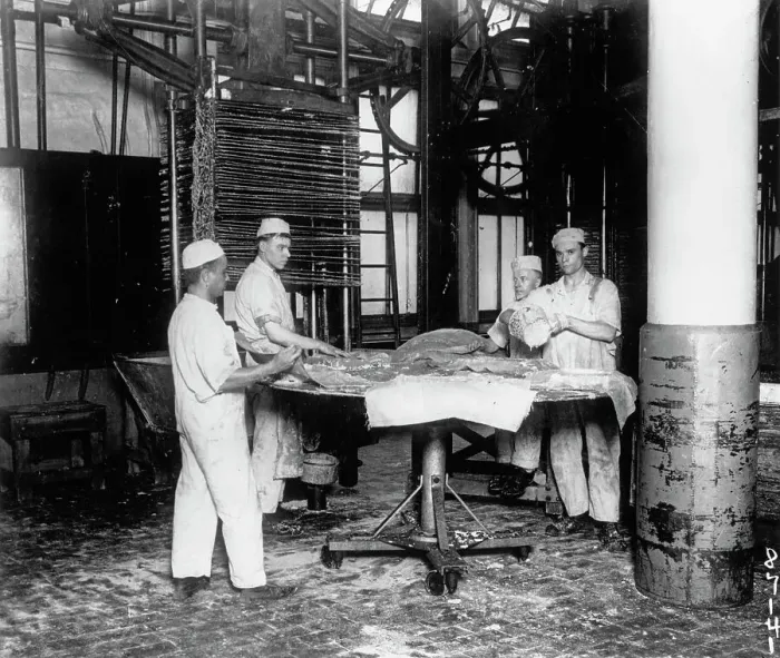 Framed Print : Preparing Oleomargarine, Chicago, 1919 Framed Print : Preparing Oleomargarine, Chicago, 1919