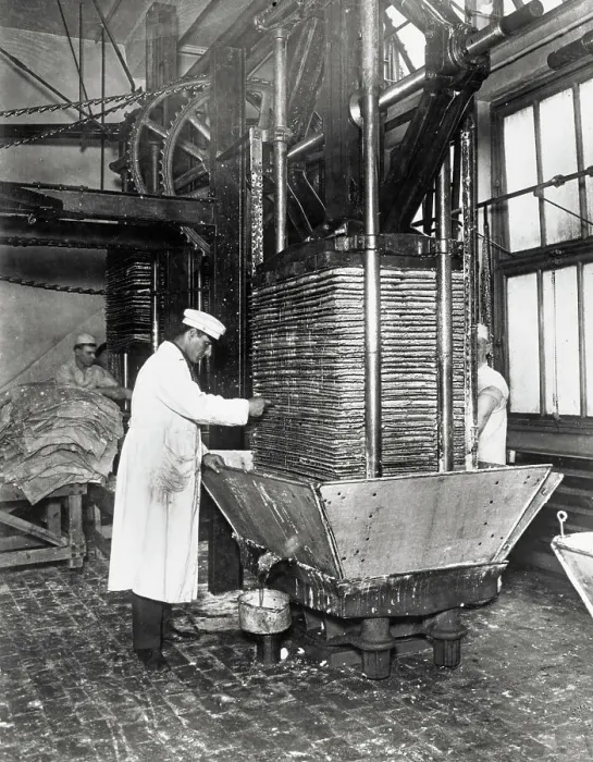Framed Print : Preparing Oleomargarine, Chicago, 1919 Framed Print : Preparing Oleomargarine, Chicago, 1919