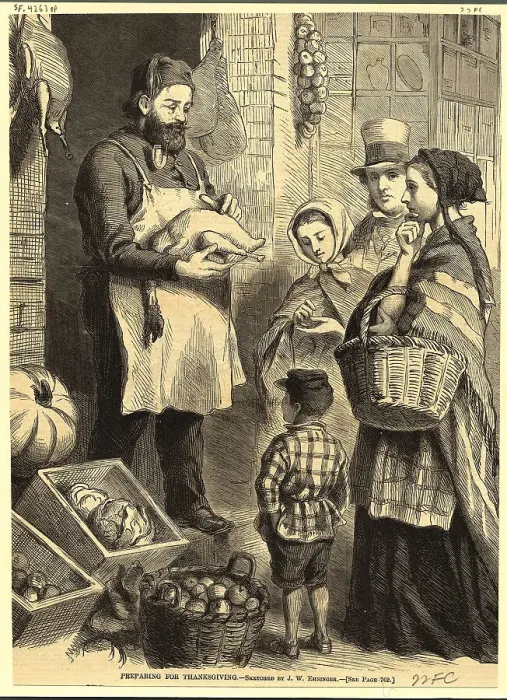 Framed Print : Preparing for Thanksgiving by John Whetton Ehninger Framed Print : Preparing for Thanksgiving by John Whetton Ehninger