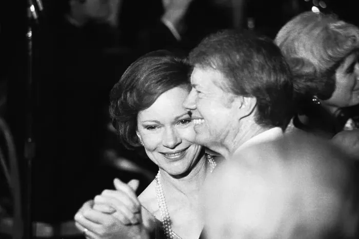 Framed Print : Pres Carter and Wife Dance Cheek to Cheek Framed Print : Pres Carter and Wife Dance Cheek to Cheek