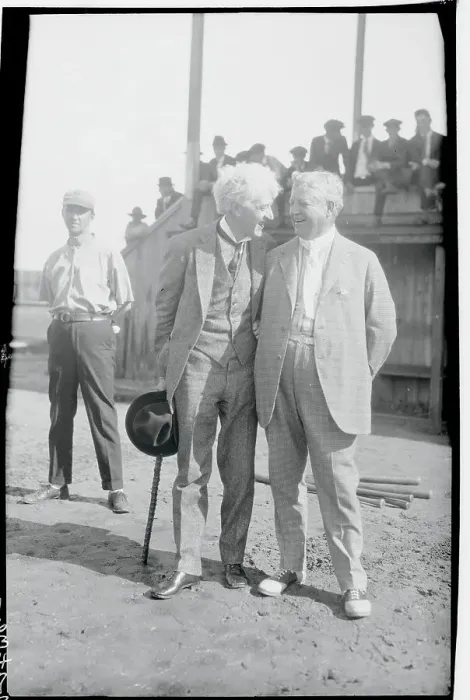 Framed Print : Former and Present Baseball Officials on the Field Framed Print : Former and Present Baseball Officials on the Field