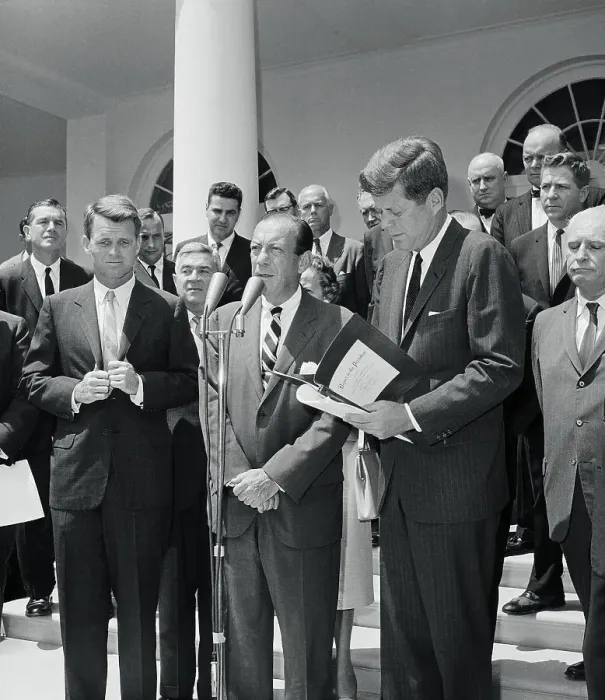 Framed Print : Presiden Kennedy Reading Report Framed Print : Presiden Kennedy Reading Report