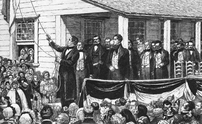 Framed Print : President A. Jones, Annexation Ceremony Framed Print : President A. Jones, Annexation Ceremony