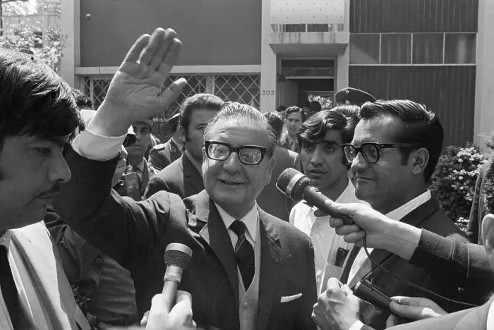 Framed Print : President Allende In Chile