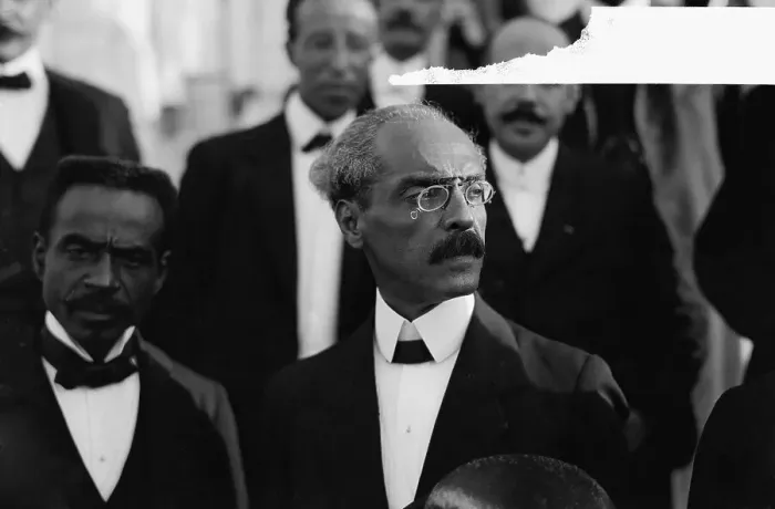 Framed Print : President Borno in Crowd Framed Print : President Borno in Crowd