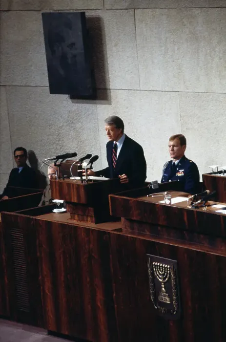 Framed Print : President Carter Addressing Knesset Framed Print : President Carter Addressing Knesset