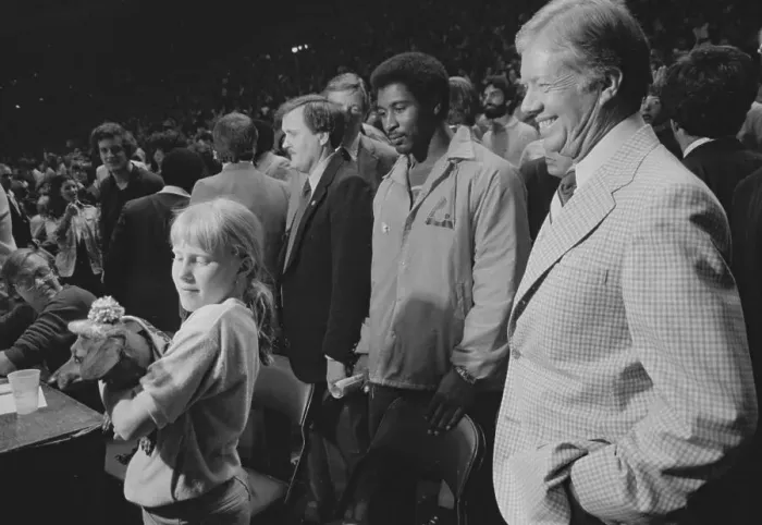 Framed Print : President Carter And Amy Carter Framed Print : President Carter And Amy Carter