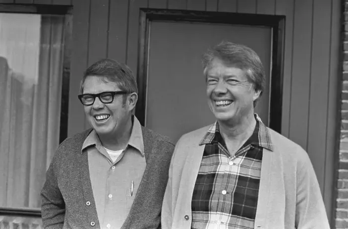 Framed Print : President Carter with His Brother Billy