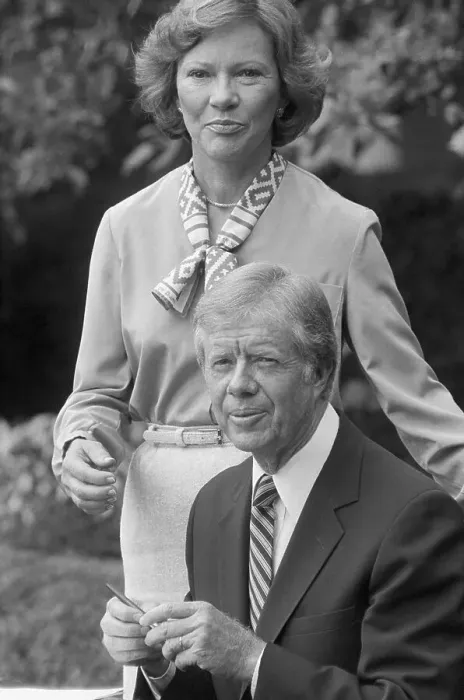 Framed Print : President Carter, First Lady Standing Framed Print : President Carter, First Lady Standing