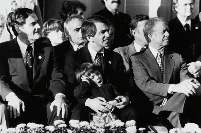 Framed Print : US President Carter At Massachusetts Rally Framed Print : US President Carter At Massachusetts Rally