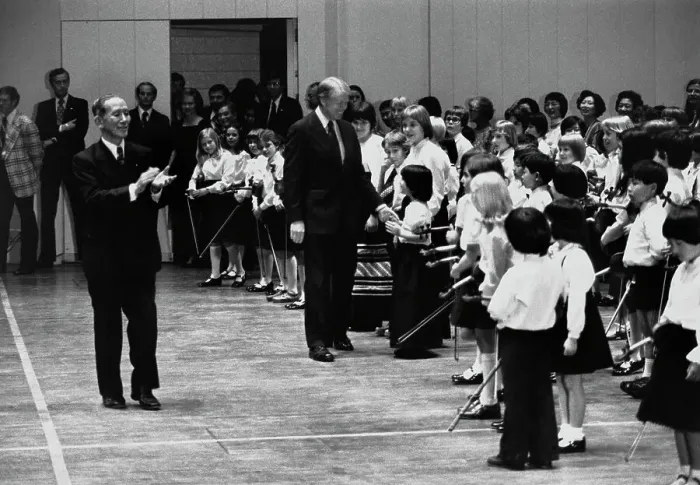Framed Print : US President Carter At Music Recital Framed Print : US President Carter At Music Recital
