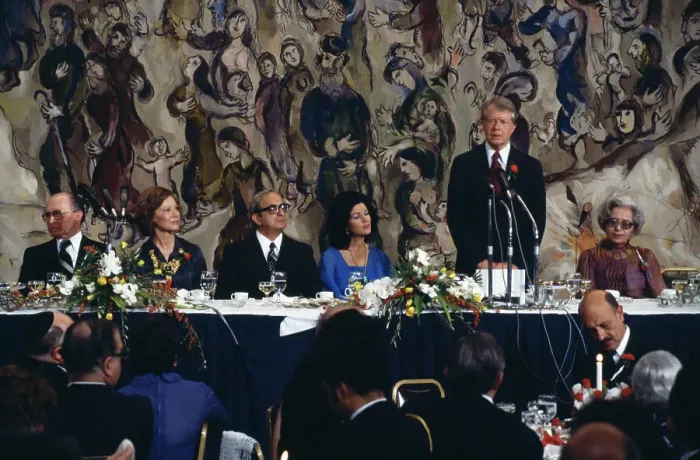 Framed Print : President Carter At State Dinner, Jerusalem Framed Print : President Carter At State Dinner, Jerusalem