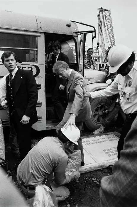 Framed Print : US President Carter Visiting Nuclear Power Plant Framed Print : US President Carter Visiting Nuclear Power Plant