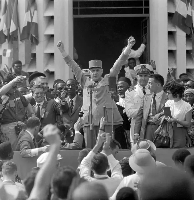 Framed Print : President Charles de Gaulle Delivering Speech Framed Print : President Charles de Gaulle Delivering Speech