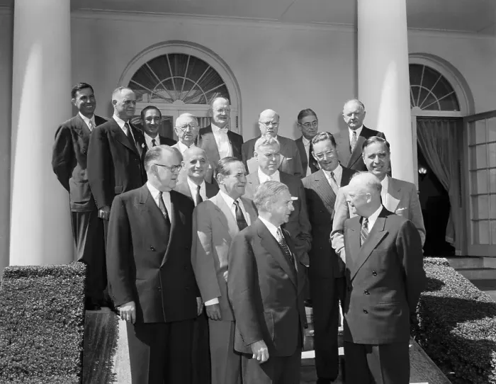Framed Print : President Eisenhower Chatting with Members of Foreign Policy Commission Framed Print : President Eisenhower Chatting with Members of Foreign Policy Commission