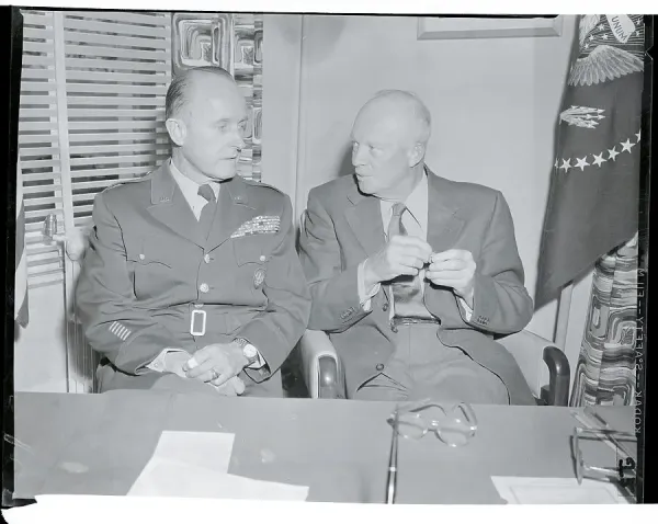 Eisenhower and General Gruenther Art Prints, Posters