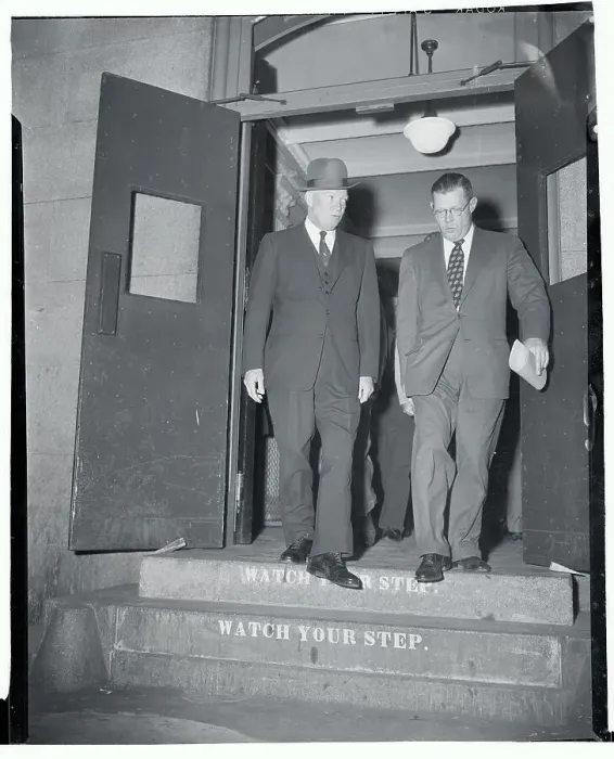 Framed Print : President Eisenhower and James Hagerty Framed Print : President Eisenhower and James Hagerty