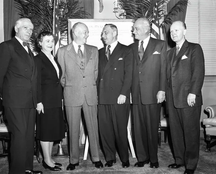 Framed Print : President Eisenhower at Prayer Breakfast Framed Print : President Eisenhower at Prayer Breakfast