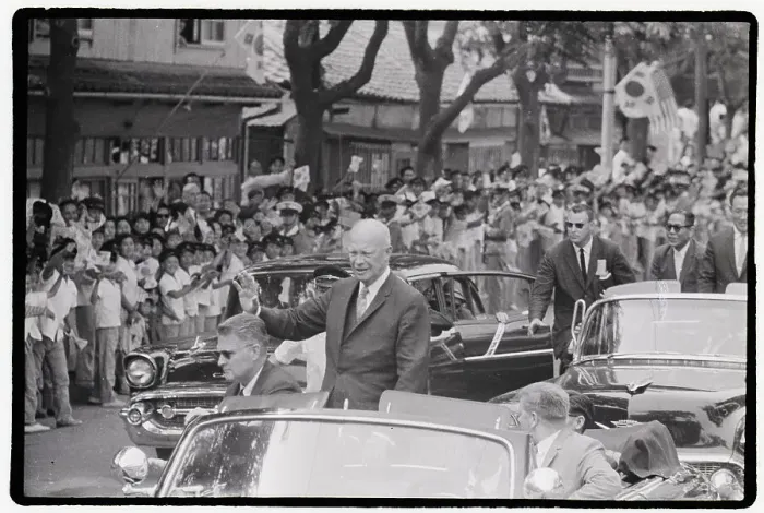 Framed Print : President Eisenhower in Seoul Framed Print : President Eisenhower in Seoul