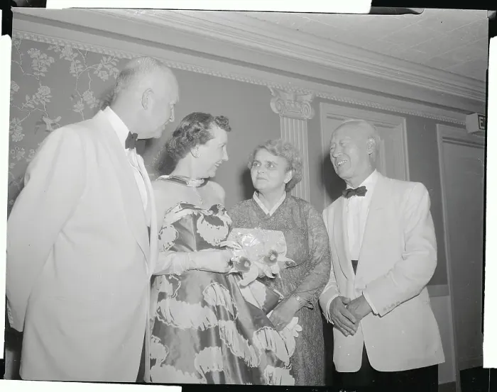 Framed Print : President Eisenhower and his Wife Framed Print : President Eisenhower and his Wife