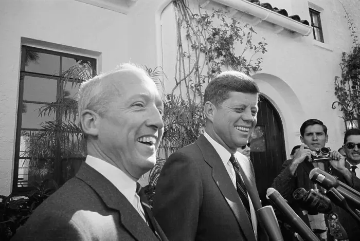 Framed Print : President-elect Kennedy with J. Edward Day Framed Print : President-elect Kennedy with J. Edward Day