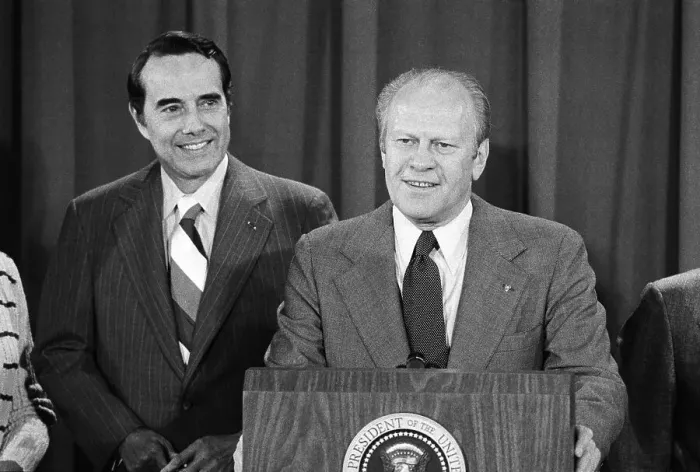 Framed Print : President Ford and Bob Dole Framed Print : President Ford and Bob Dole