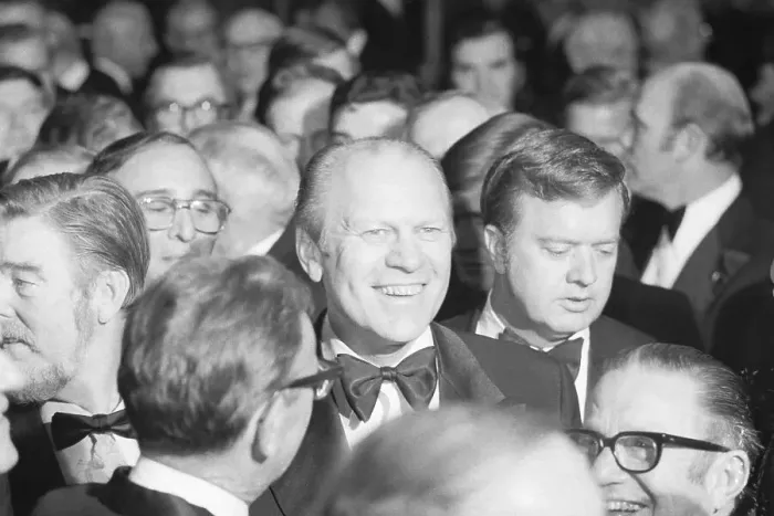 Framed Print : President Ford at Football Hall of Fame Ceremony Framed Print : President Ford at Football Hall of Fame Ceremony