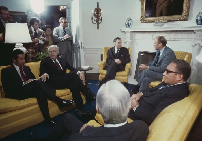 Framed Print : President Ford With Soviet Foreign Minister Framed Print : President Ford With Soviet Foreign Minister
