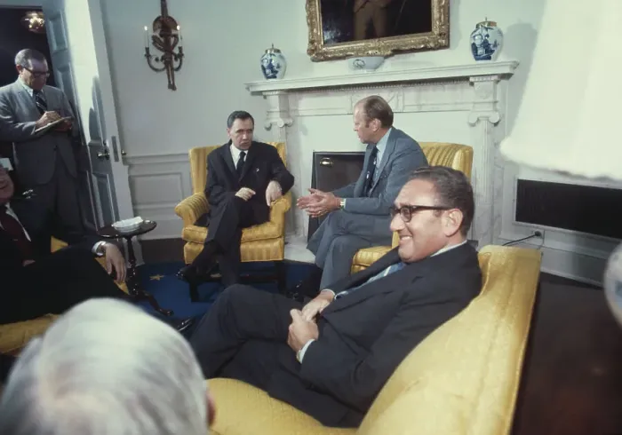 Framed Print : President Ford With Soviet Foreign Minister Framed Print : President Ford With Soviet Foreign Minister