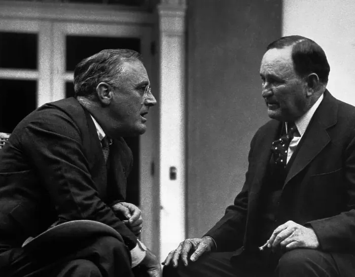Framed Print : President Franklin D. Roosevelt Talking with Senator Joseph T. Robinson Framed Print : President Franklin D. Roosevelt Talking with Senator Joseph T. Robinson